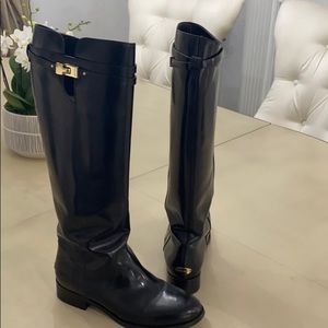 Jimmy Choo black riding boots